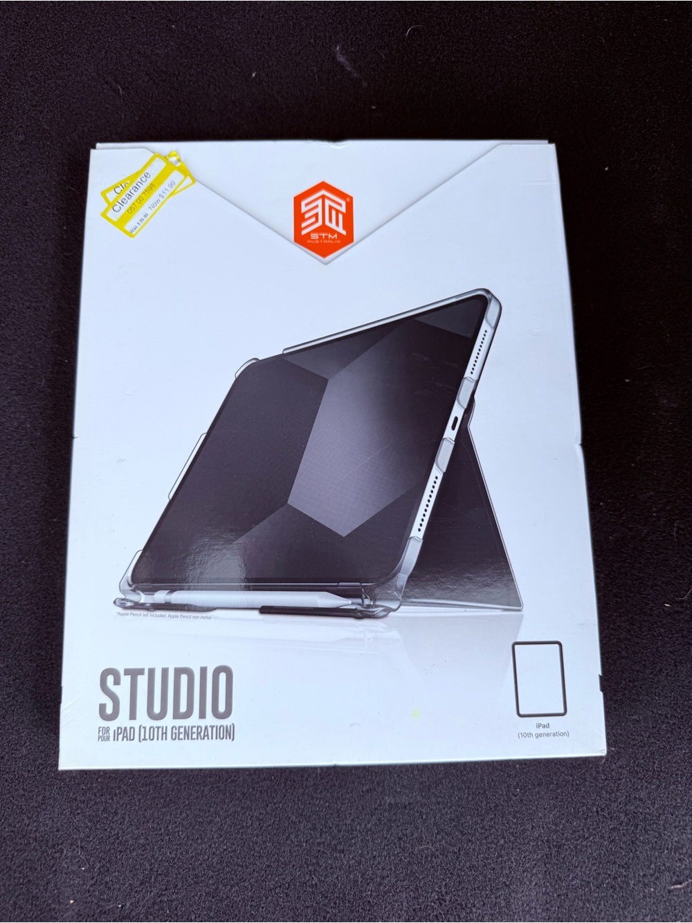 STM Studio 10th Gen iPad Case - Black (10th Generation)